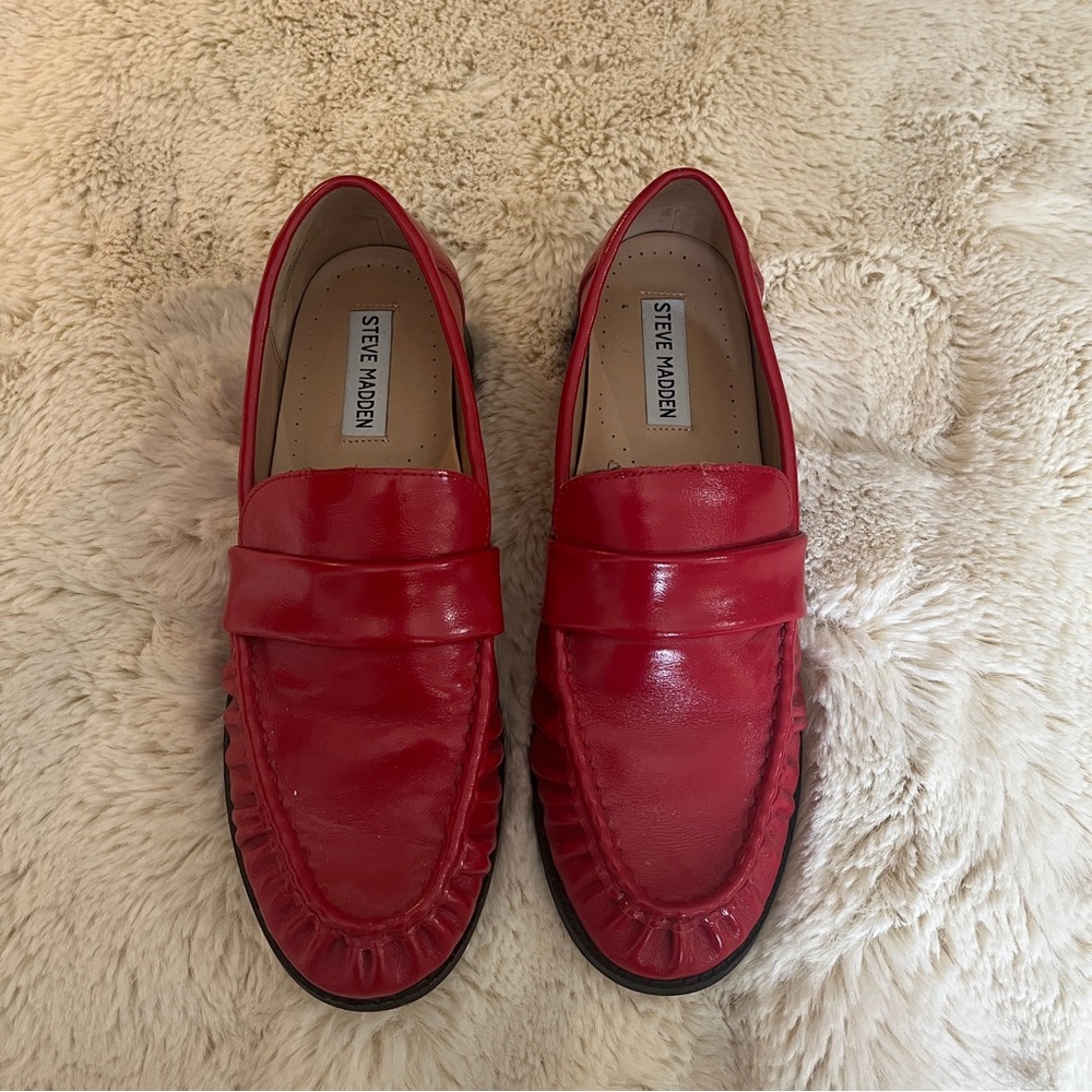 Steve Madden Bold Red Men's Loafers